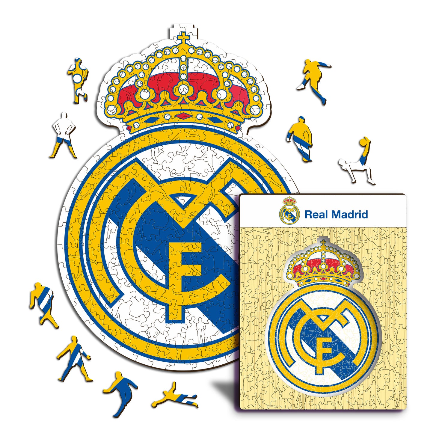 3 PACK Real Madrid CF® Logo + Équipe + Maillot