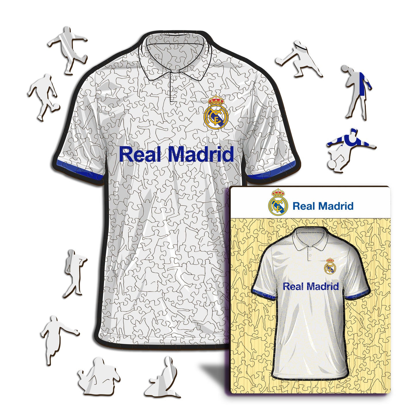 3 PACK Real Madrid CF® Logo + Équipe + Maillot