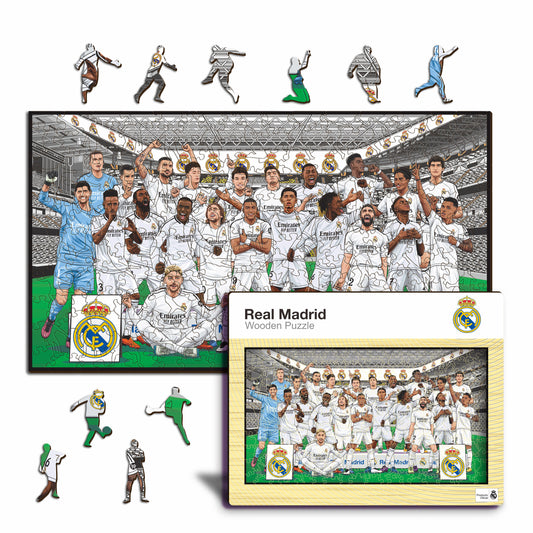 Équipe du Real Madrid CF® - Puzzle en Bois