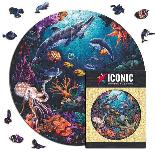 Animaux Marins - Puzzle en Bois