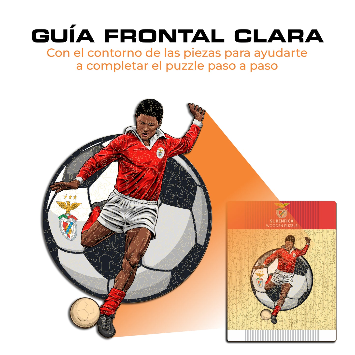 2 PACK SL Benfica® Eusebio + Estádio