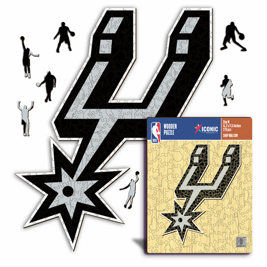 San Antonio Spurs™ - Puzzle en Bois