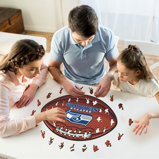 Football Seattle Seahawks™ - Puzzle en Bois