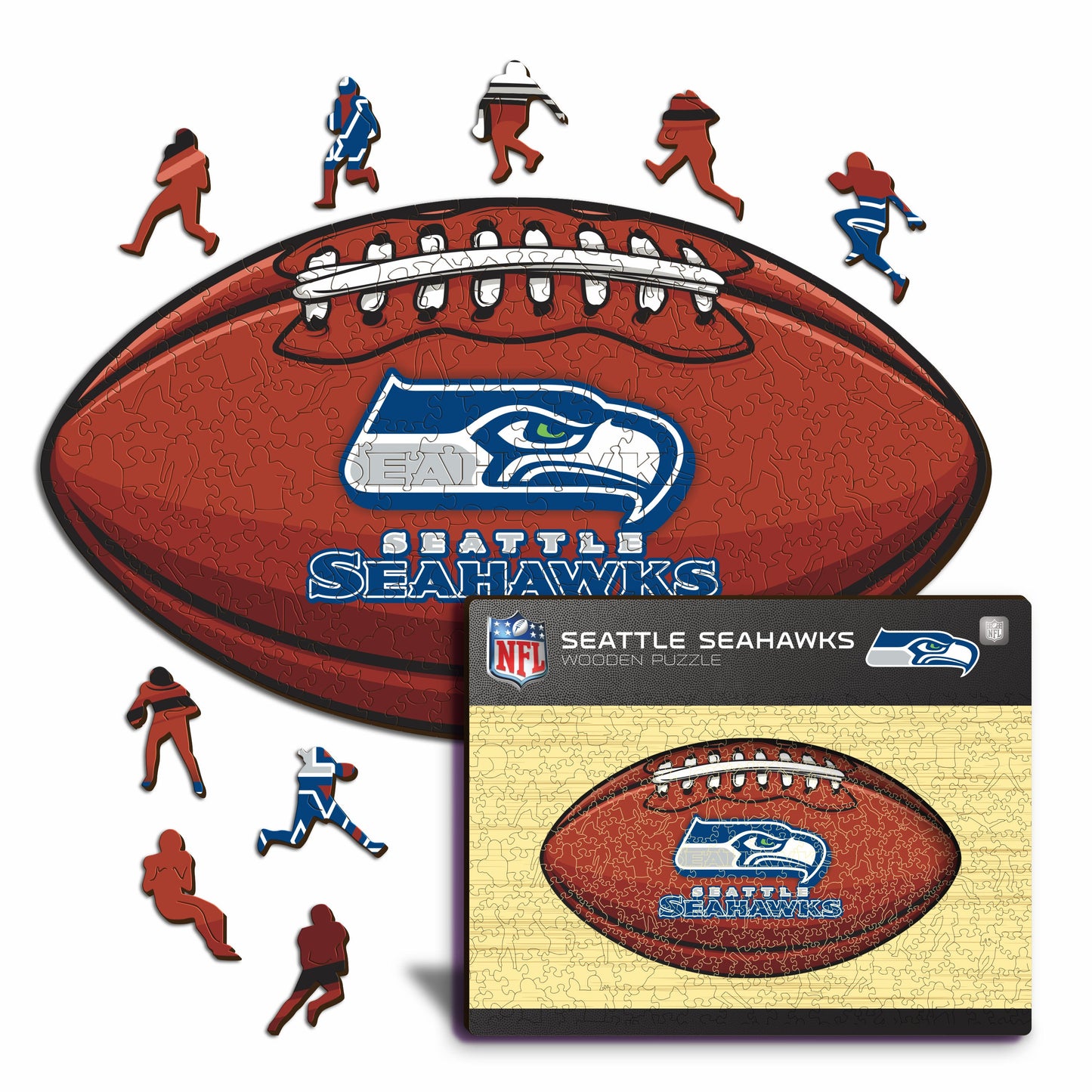 Football Seattle Seahawks™ - Puzzle en Bois