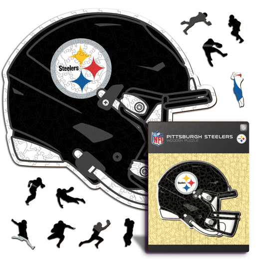 Casque Pittsburgh Steelers™ - Puzzle en Bois
