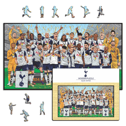 Tottenham Hotspur FC® "Vainqueurs de la Europa League" – Puzzle en bois