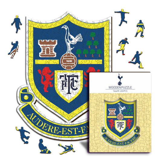 Retro Logo Tottenham Hotspur FC® - Puzzle en Bois