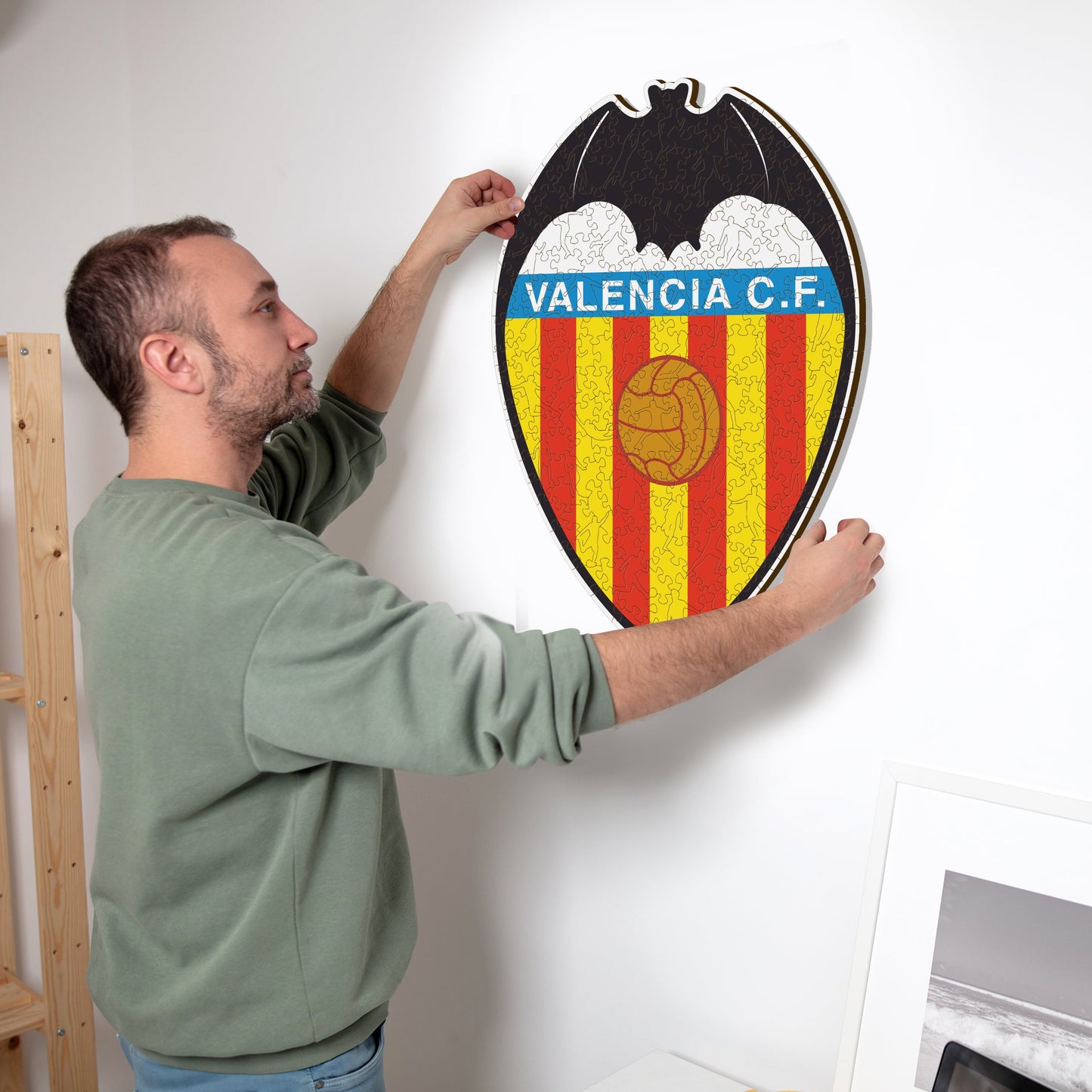 Logo Valencia CF® - Puzzle en Bois