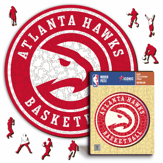 Atlanta Hawks™ - Puzzle en Bois
