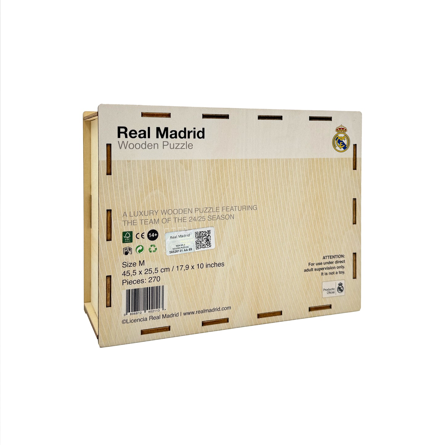 Équipe du Real Madrid CF® (2024/25) - Puzzle en Bois