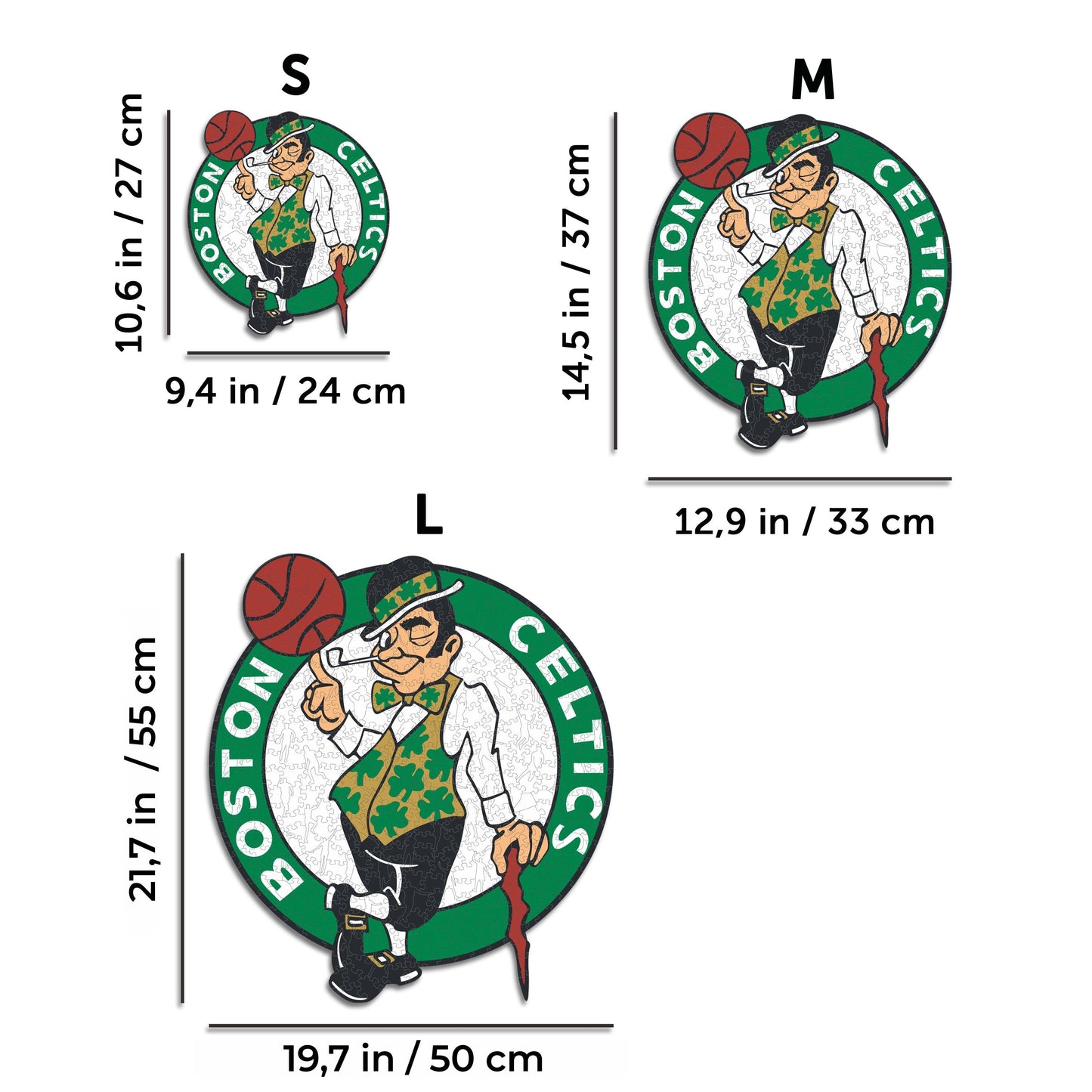 Boston Celtics™ - Puzzle en Bois