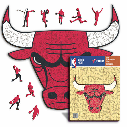 Chicago Bulls™ - Puzzle en Bois