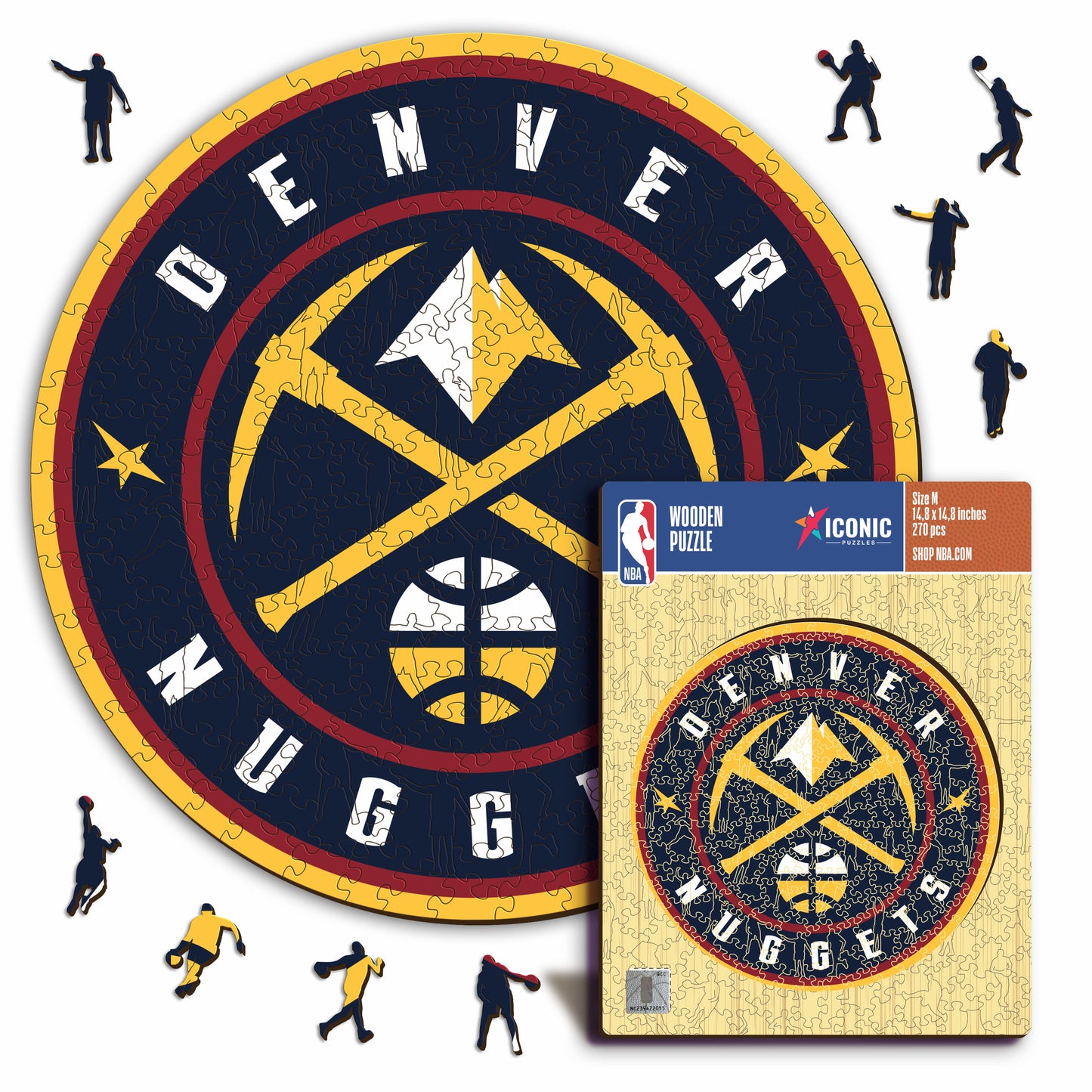 Denver Nuggets™ - Puzzle en Bois