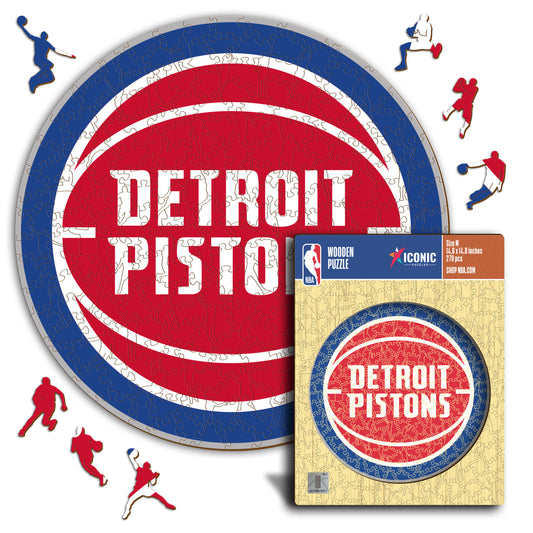 Detroit Pistons™ - Puzzle en Bois