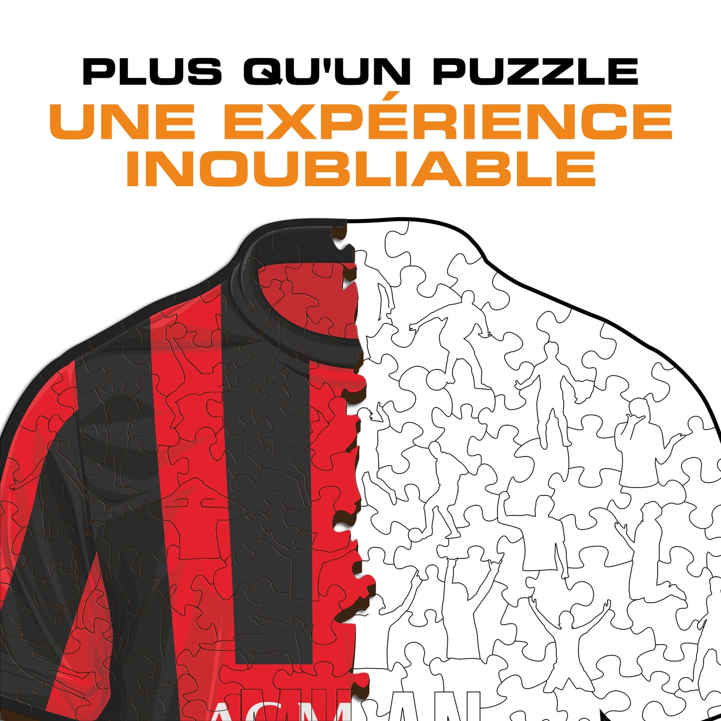 Maillot AC Milan® - Puzzle en Bois