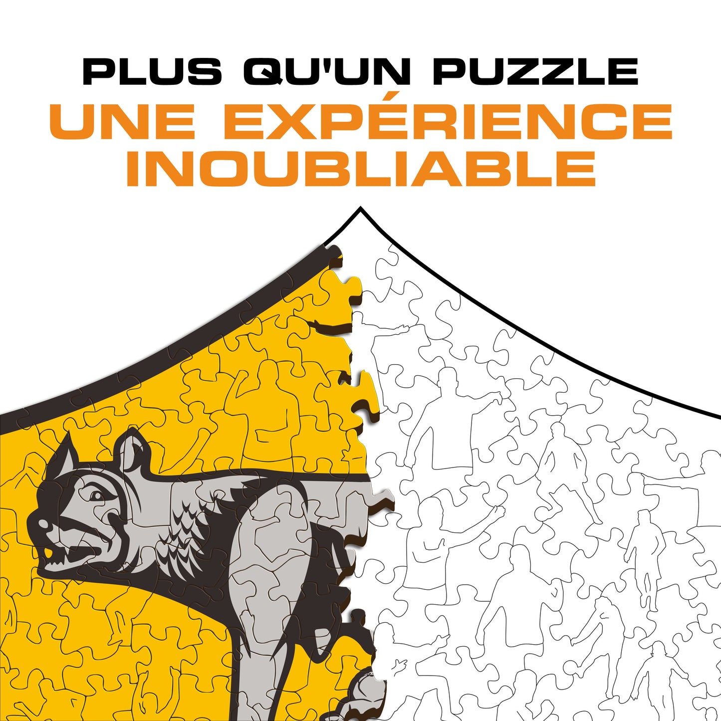 Logo AS Roma® - Puzzle en Bois