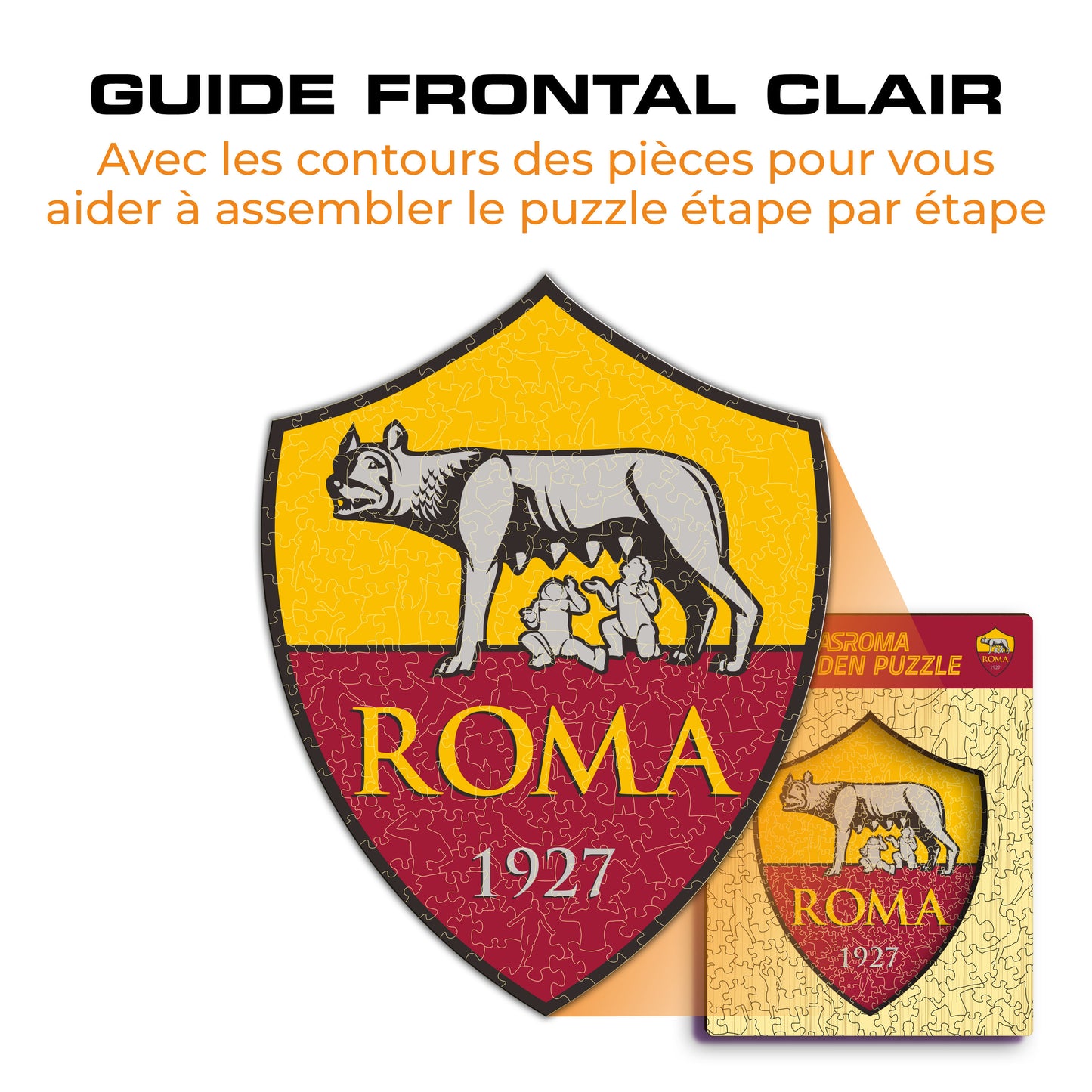Logo AS Roma® - Puzzle en Bois