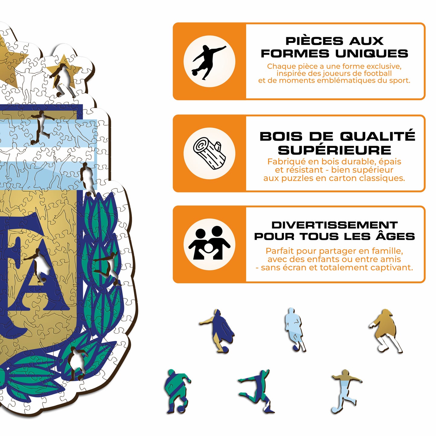 Argentine® Logo - Puzzle en Bois