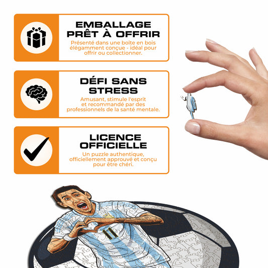 Ángel Di María - Puzzle en Bois