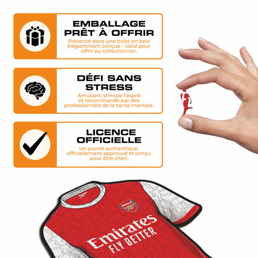 Maillot Arsenal FC® - Puzzle en Bois