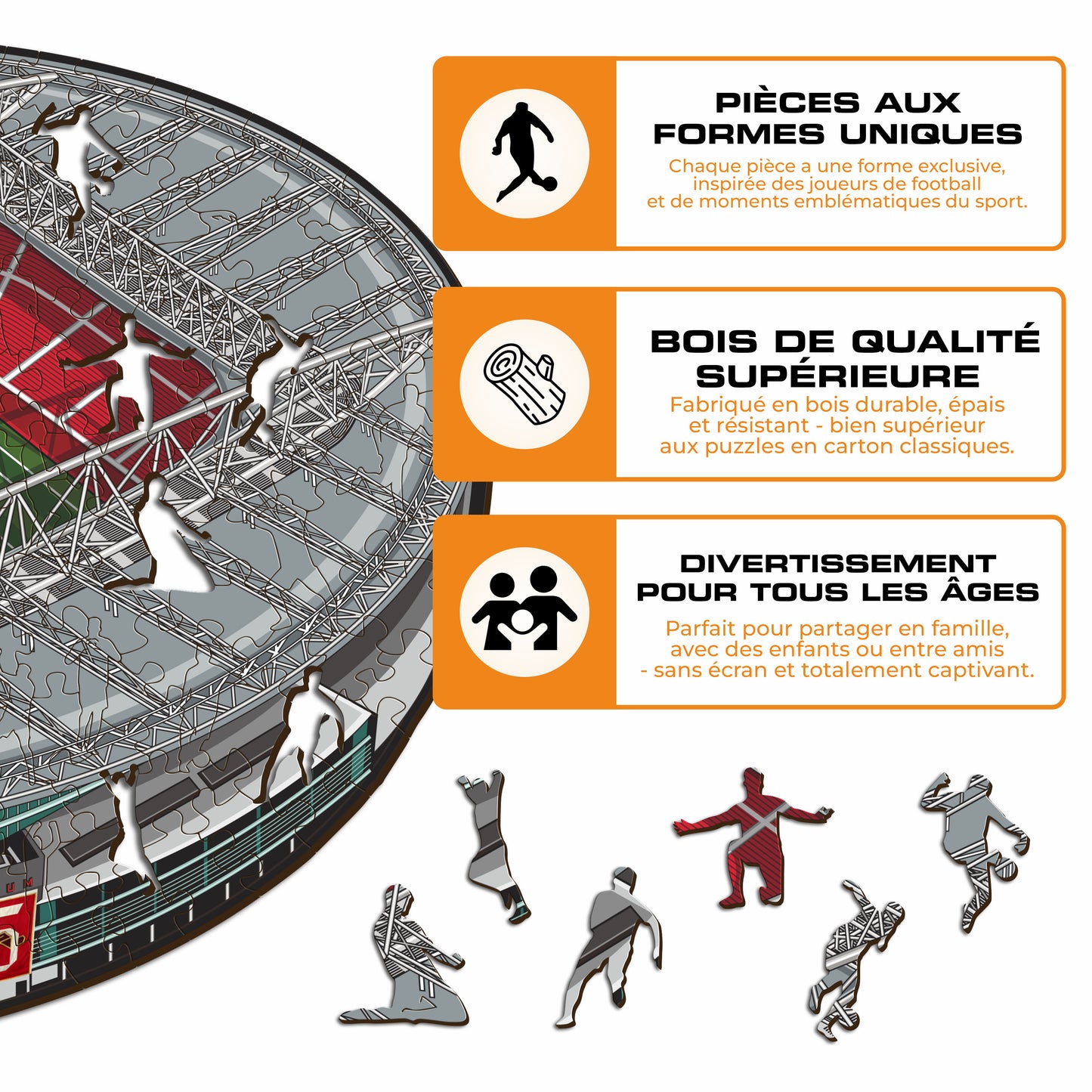 Emirates Stadium Arsenal FC® - Puzzle en Bois