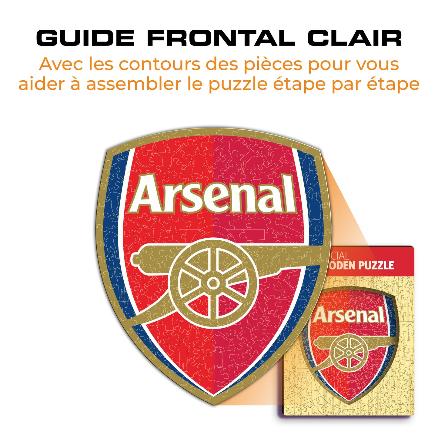 Logo Arsenal FC® - Puzzle en Bois