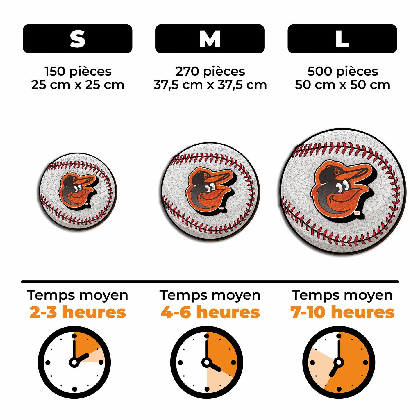 Baltimore Orioles™ - Puzzle en Bois