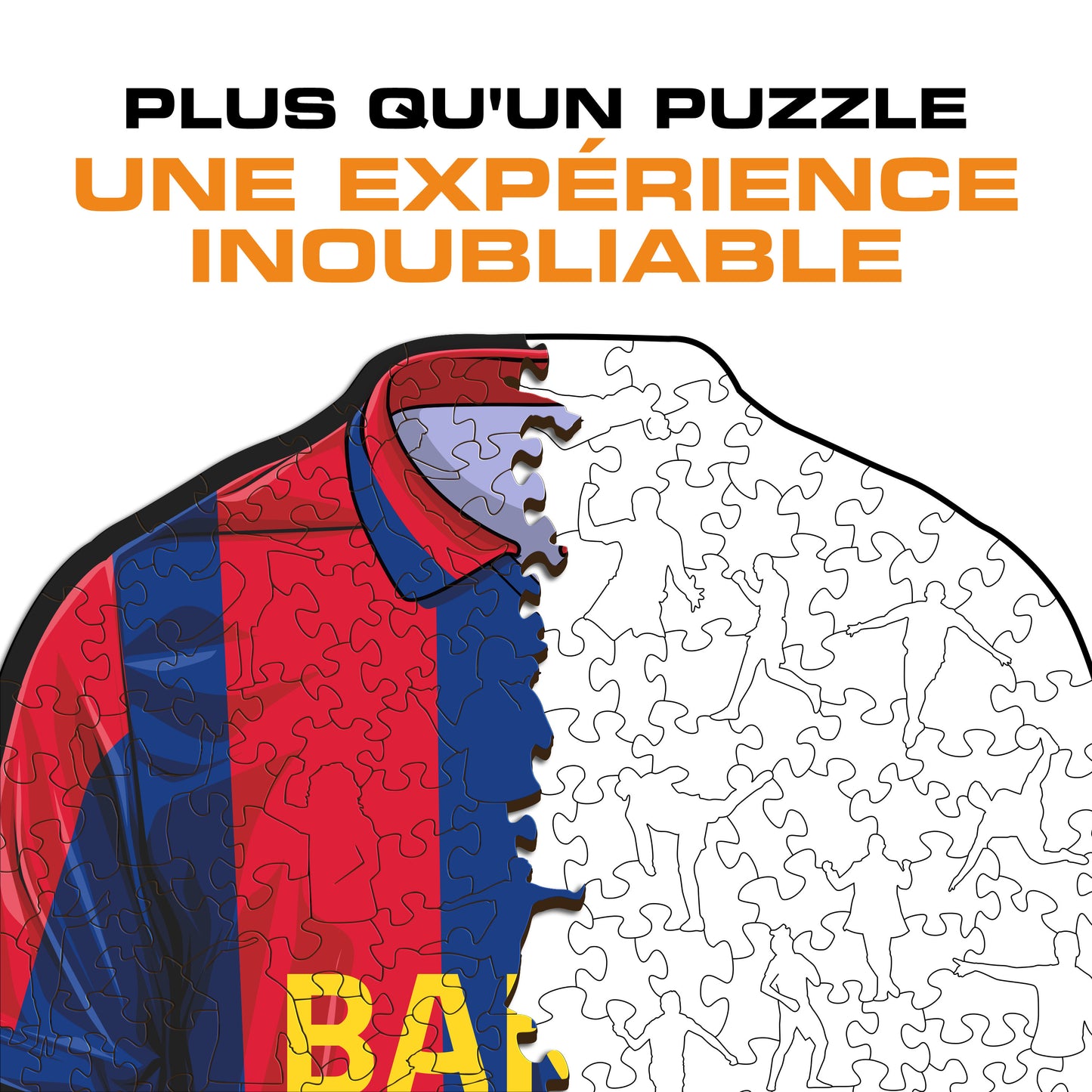 Maillot FC Barcelona® - Puzzle en Bois