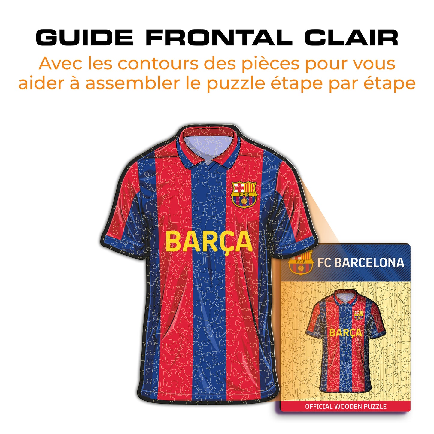 Maillot FC Barcelona® - Puzzle en Bois