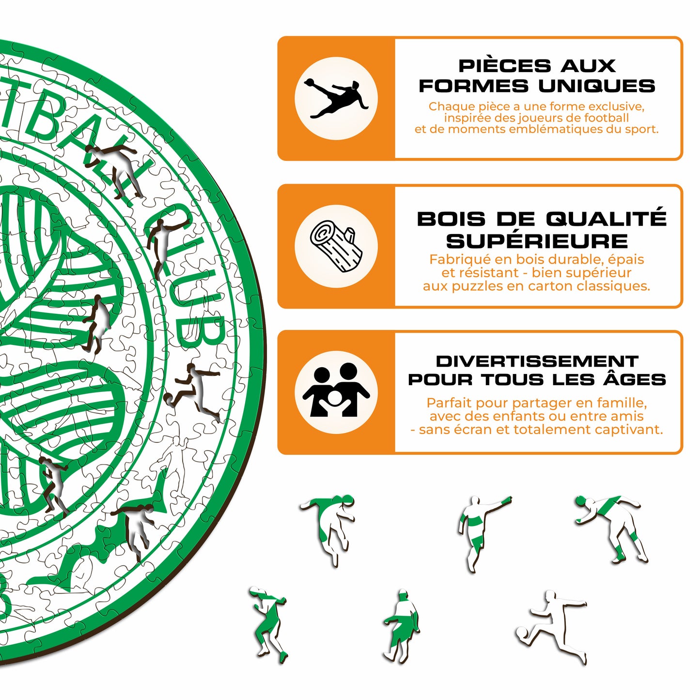 Logo Celtic FC® - Puzzle en Bois