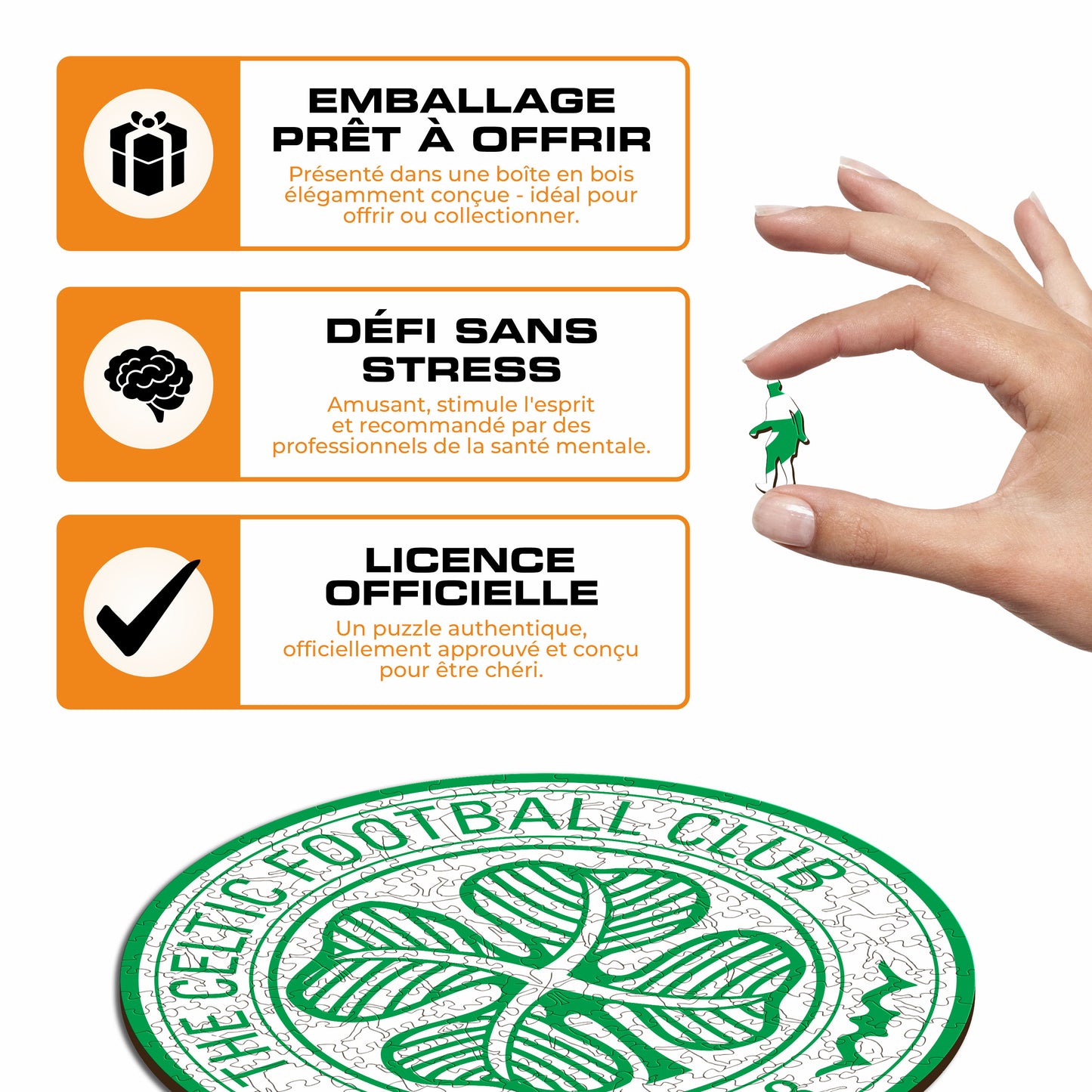 Logo Celtic FC® - Puzzle en Bois