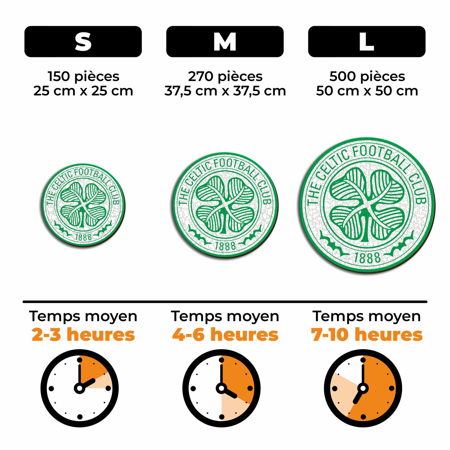 Logo Celtic FC® - Puzzle en Bois