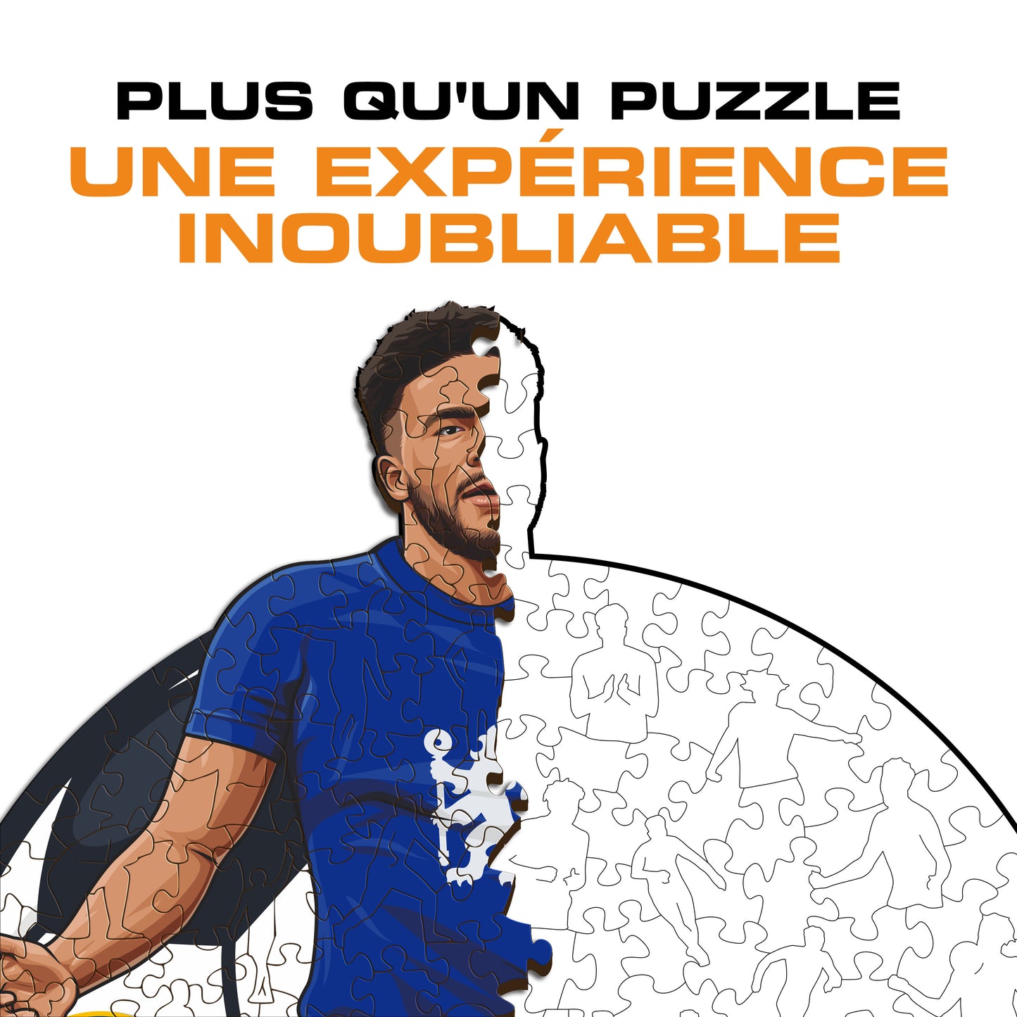 Reece James - Puzzle en Bois