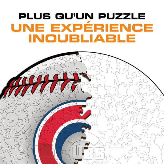Chicago Cubs™ - Puzzle en Bois