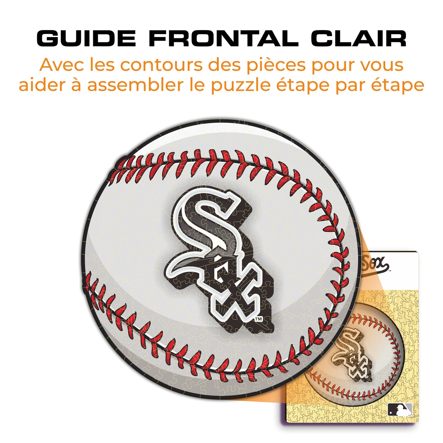 Chicago White Sox™ - Puzzle en Bois