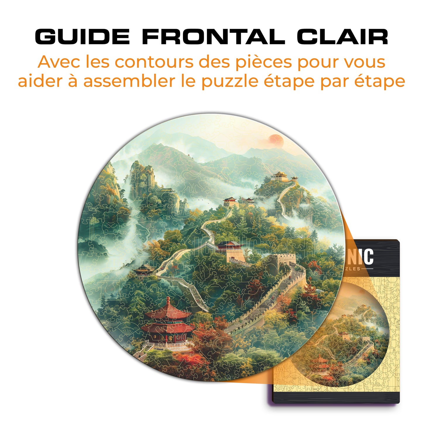 Grande Muraille de Chine - Puzzle en Bois