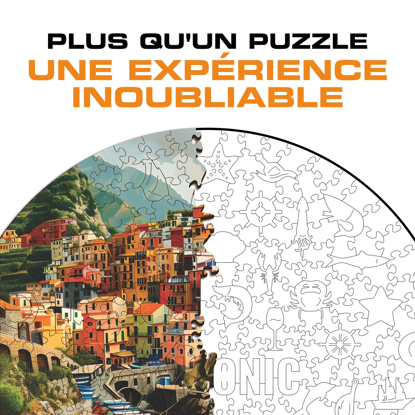 Portofino - Puzzle en Bois