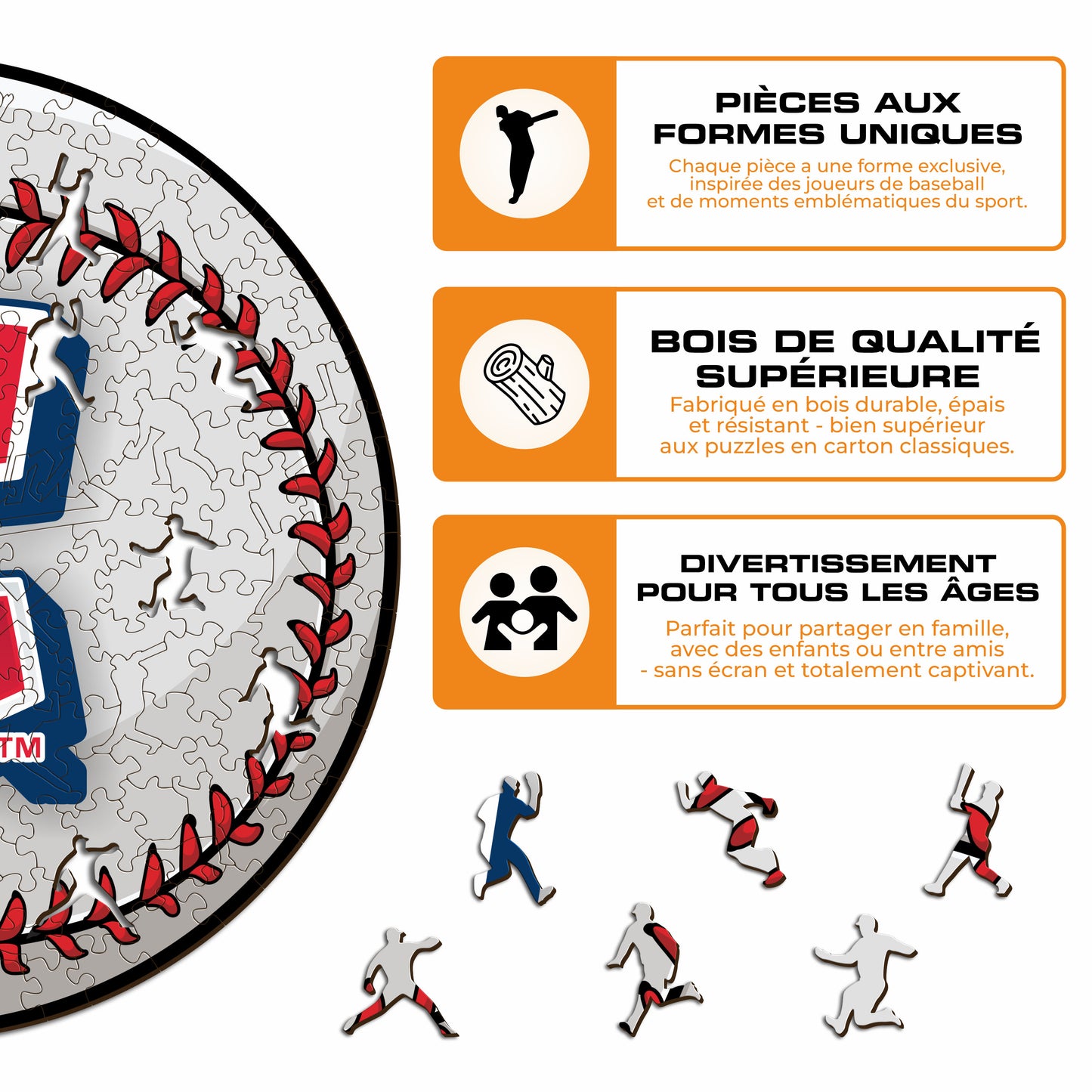 Cleveland Guardians™ - Puzzle en Bois