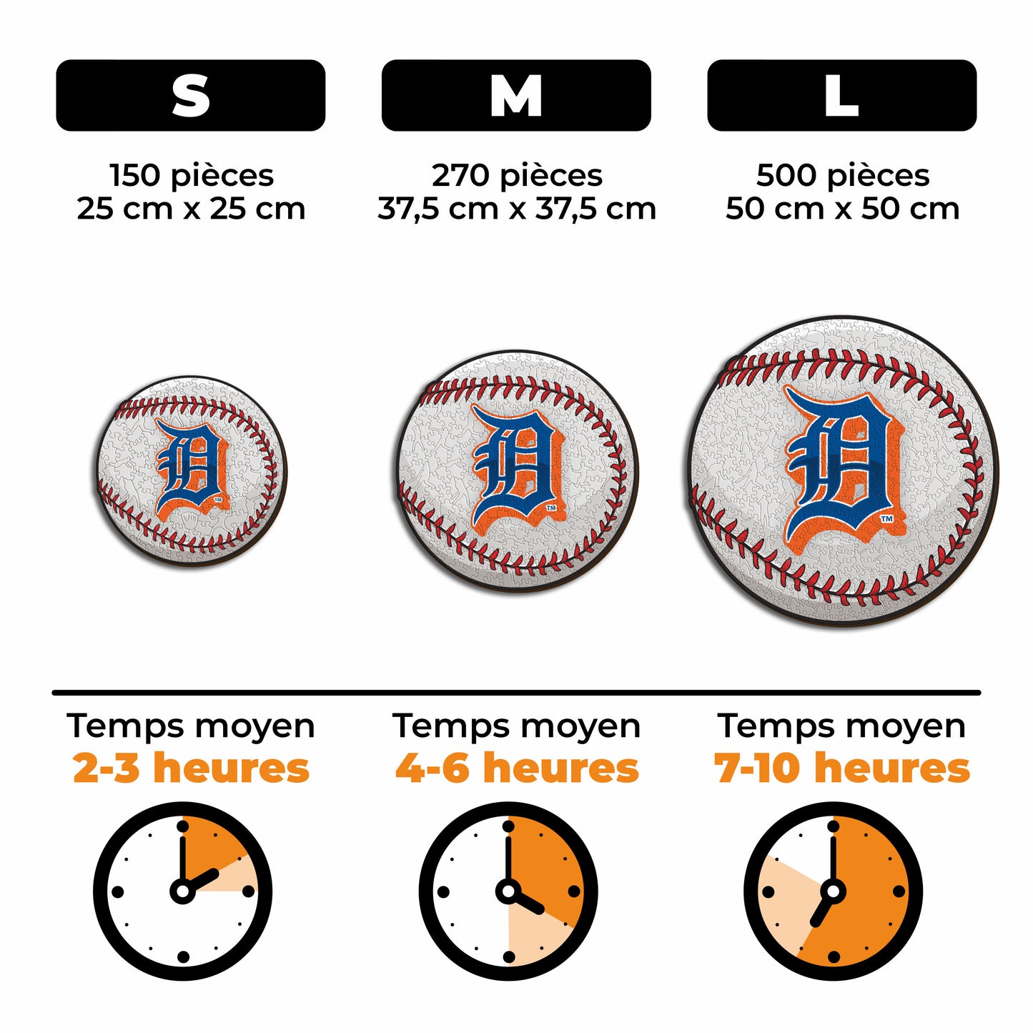 Detroit Tigers™ - Puzzle en Bois