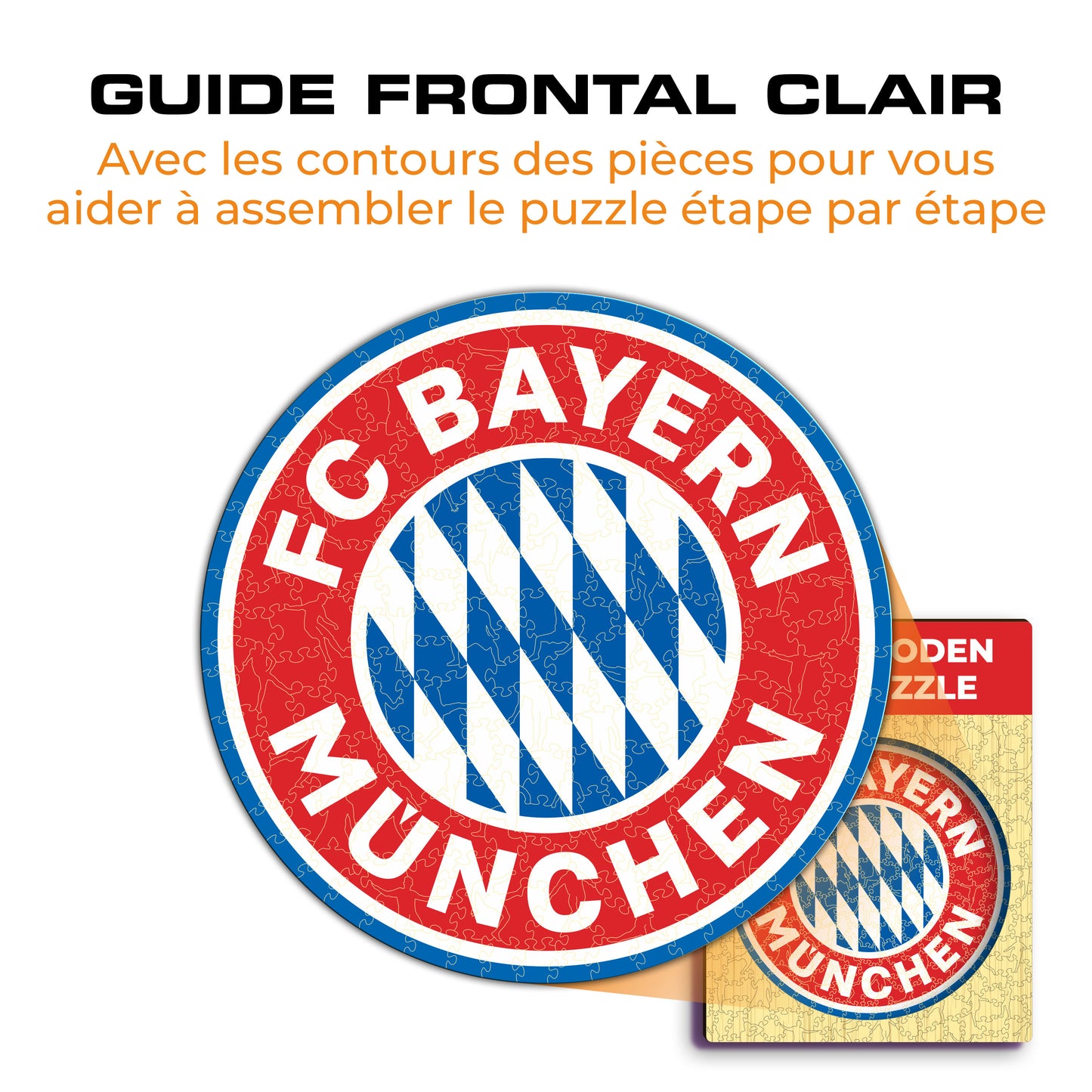 Logo FC Bayern Munich® - Puzzle en Bois