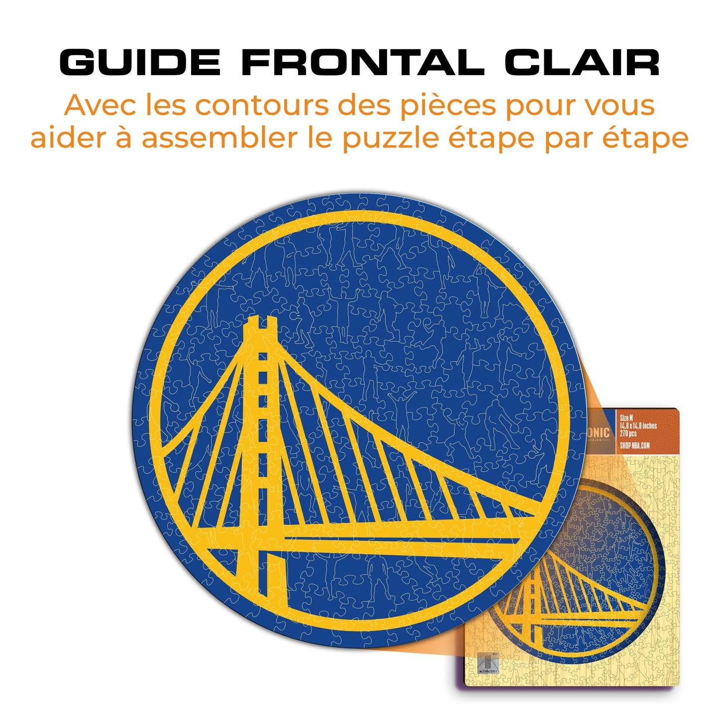 Golden State Warriors™ - Puzzle en Bois