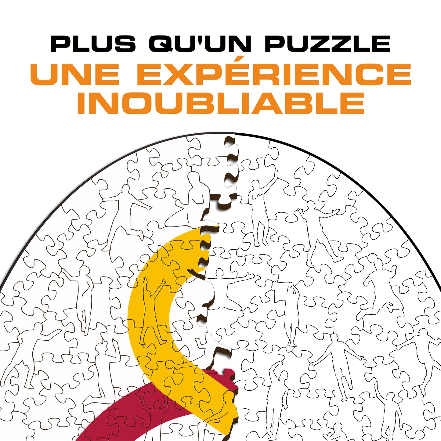 Logo Galatasaray S.K.® - Puzzle en Bois