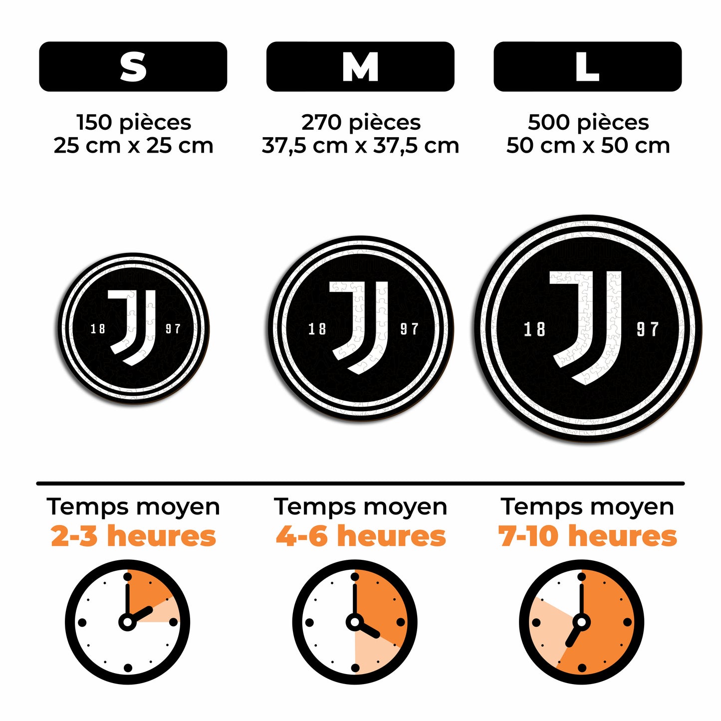 Logo Juventus FC® - Puzzle en Bois