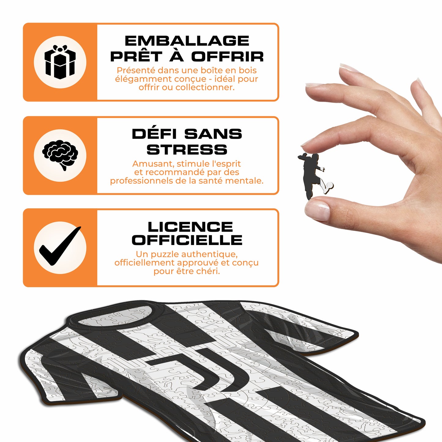 Maillot Juventus FC® - Puzzle en Bois