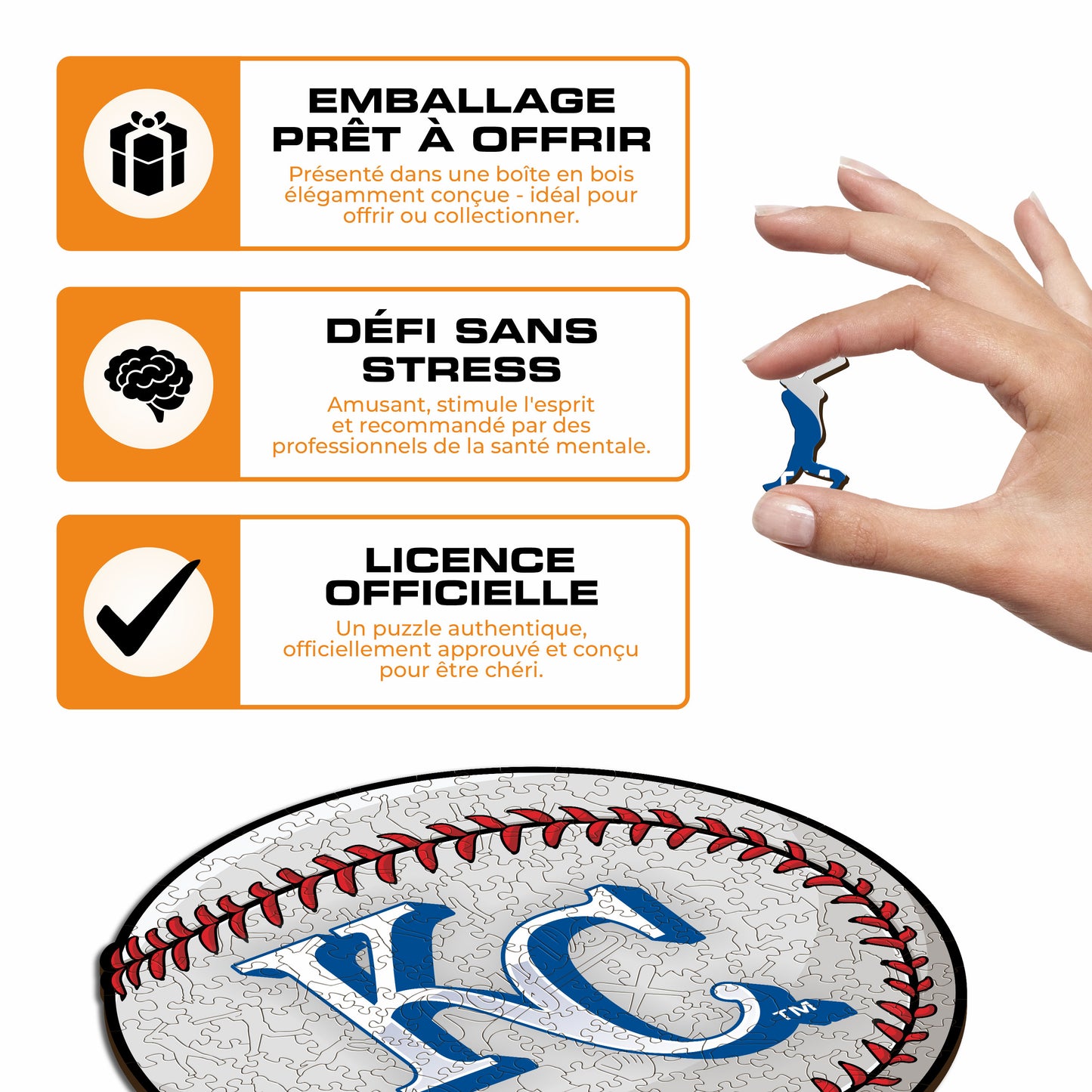 Kansas City Royals™ - Puzzle en Bois
