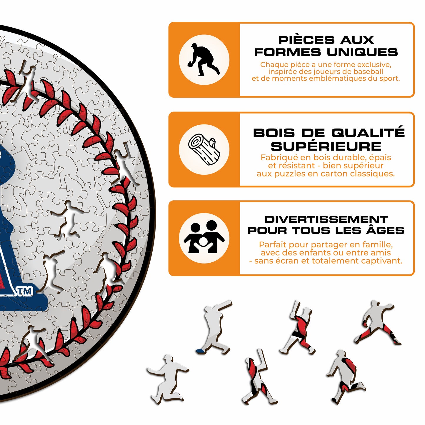 Los Angeles Angels™ - Puzzle en Bois