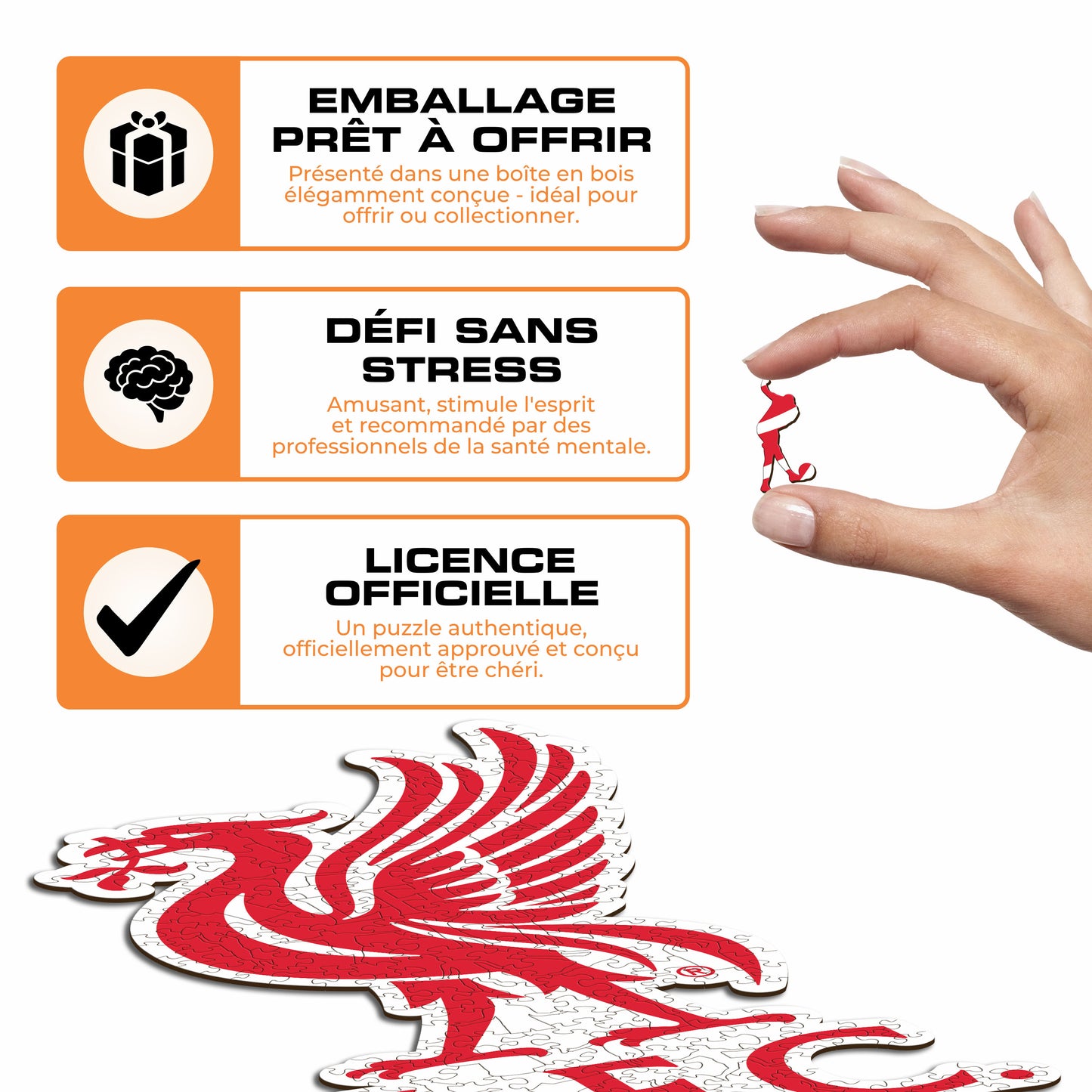 Liver Bird Logo Liverpool FC® - Puzzle en Bois