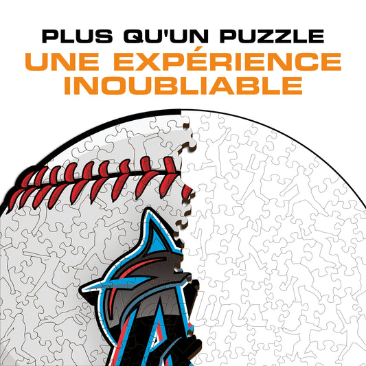 Miami Marlins™ - Puzzle en Bois