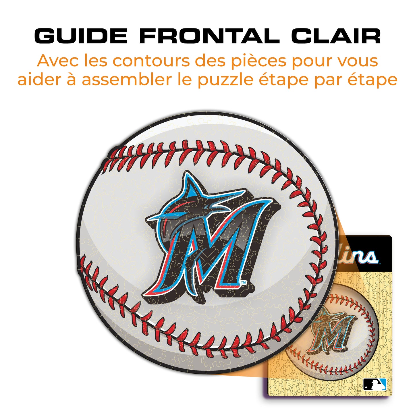Miami Marlins™ - Puzzle en Bois