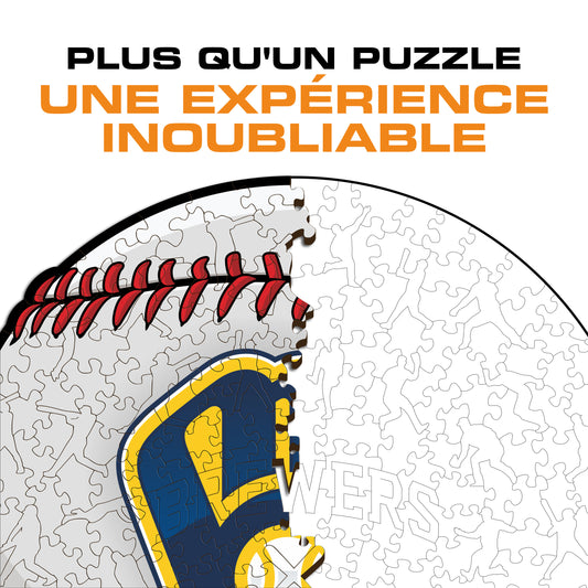 Milwaukee Brewers™ - Puzzle en Bois
